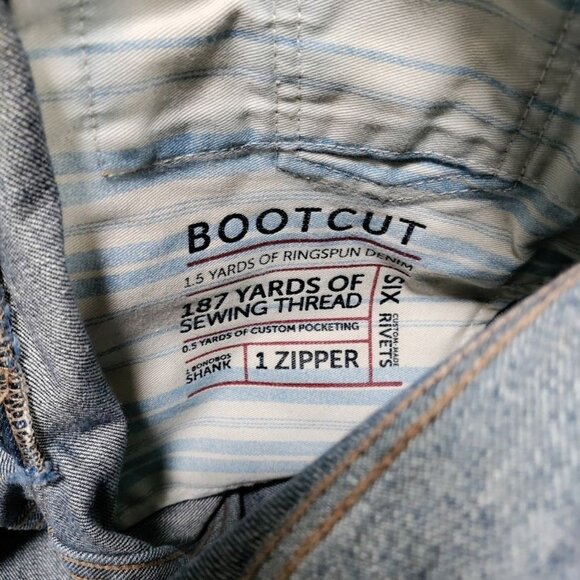 Bonobos Classic Retro Streetwear Denim Bootcut Jeans Men's Medium Wash Sze 32/32 - Picture 6 of 9